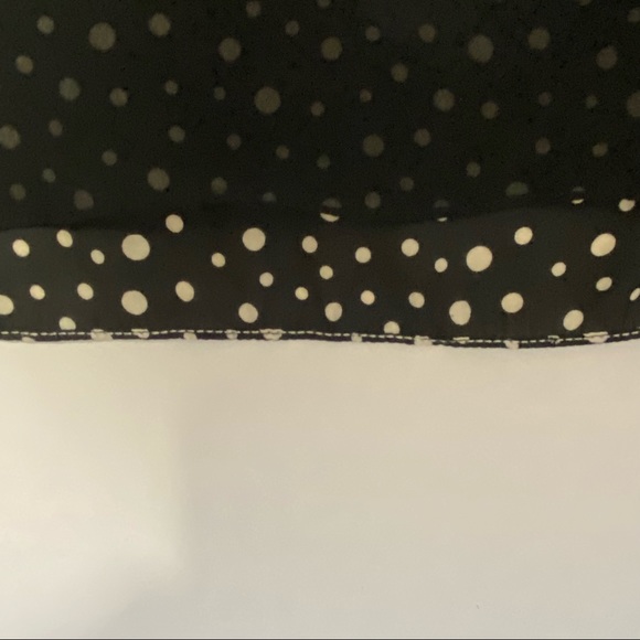 Max Studio Dress Black/ White Polka Dots Sz. SMALL - Picture 12 of 12